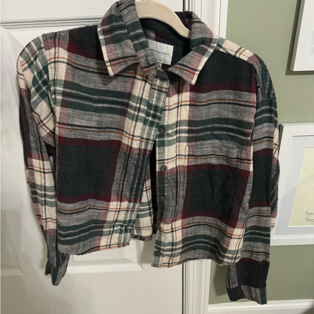 Cropped flannel